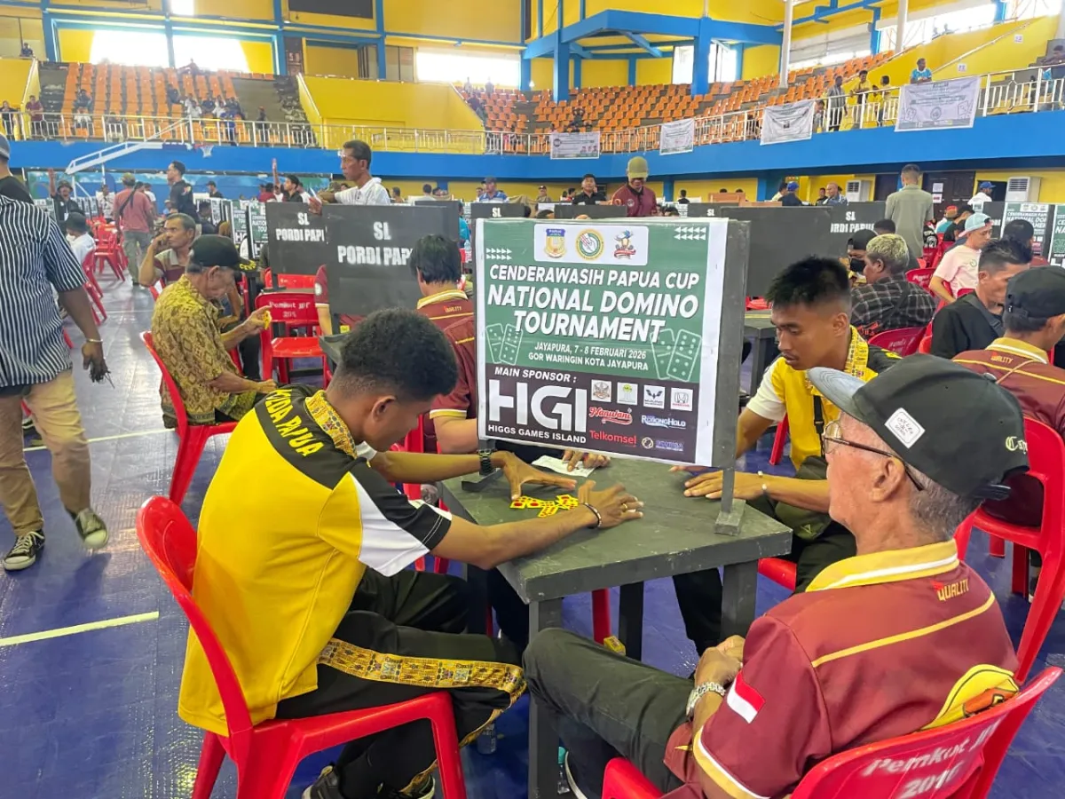 Turnamen Nasional Domino Cenderawasih Cup Resmi Dimulai di Jayapura