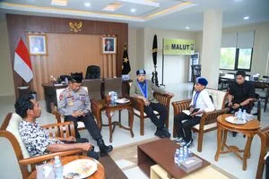 Kapolda Maluku Utara Bahas Isu Strategis dengan GMKI Korwil XV