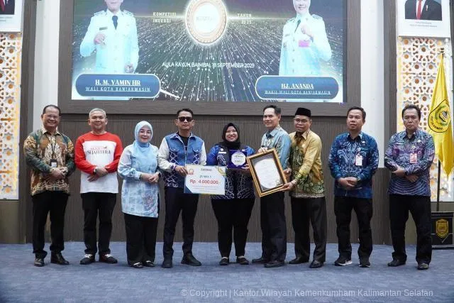 Aplikasi SI DIYANK KALSEL Raih Juara 3 KOMVAS Kota Banjarmasin 2025