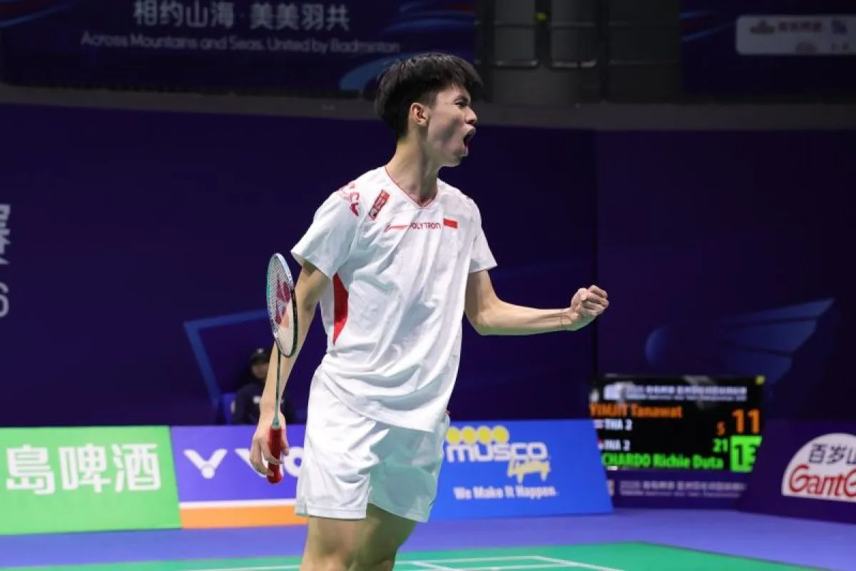 Richie Duta Bawa Indonesia Melaju ke Semifinal Kejuaraan Beregu Asia 2026