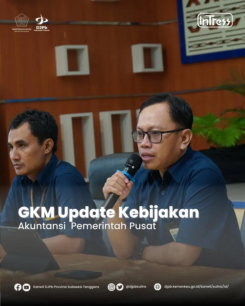 Gugus Kendali Mutu DJPb Sultra Gelar Pembaruan Kebijakan Akuntansi Pemerintah Pusat