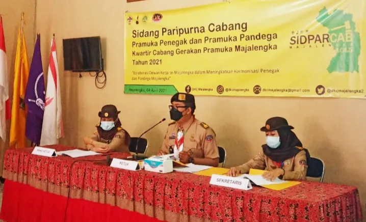 Sidparcab DKC Majalengka 2021 Bahas Empat Program Kerja Utama Pramuka Penegak-Pandega