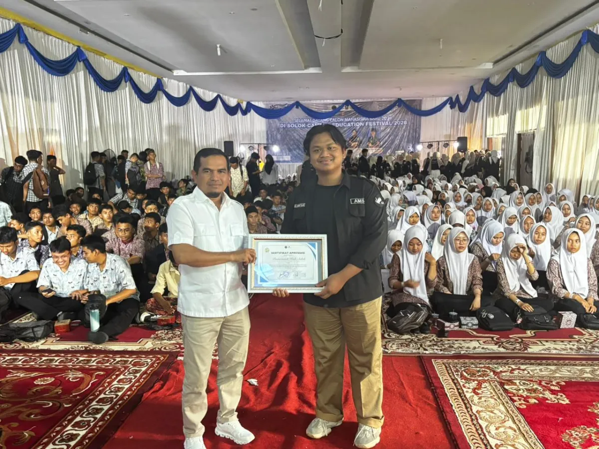 SCEF 2026 di Kota Solok Jadi Jembatan Informasi Kampus dan Beasiswa bagi Pelajar Solok Raya
