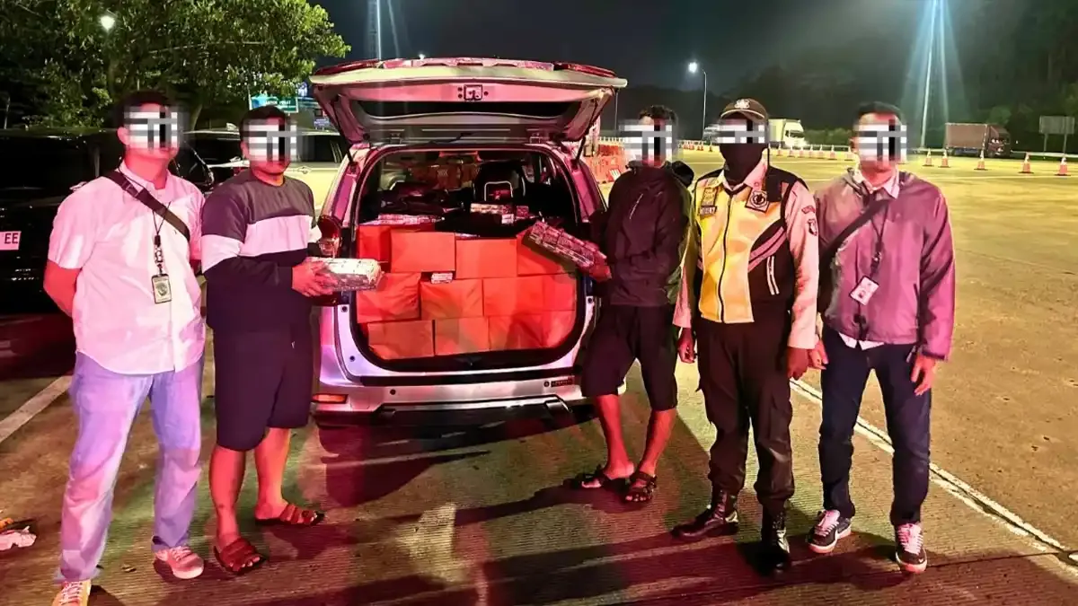 Bea Cukai Semarang Gagalkan Distribusi Rokok Ilegal di Jalur Tol