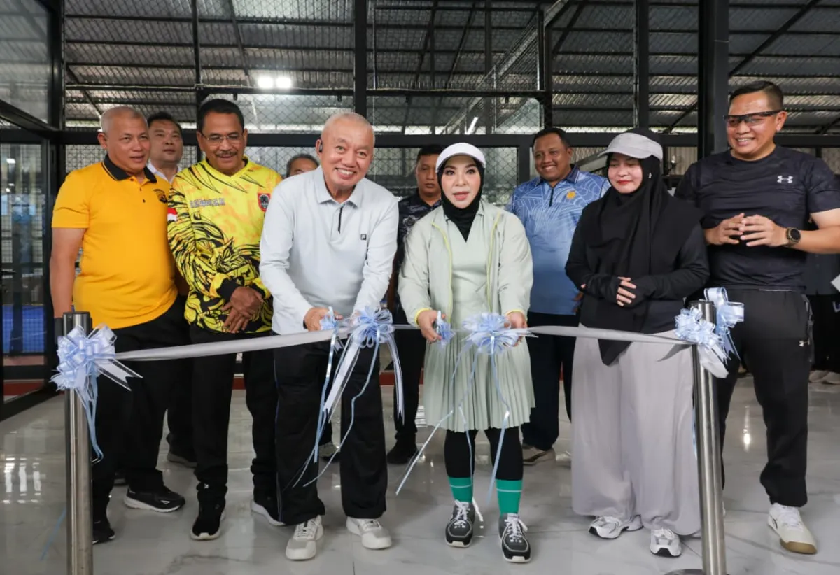 Gubernur Muhidin Resmikan Lapangan Olahraga Mahligai Pancasila di Banjarmasin