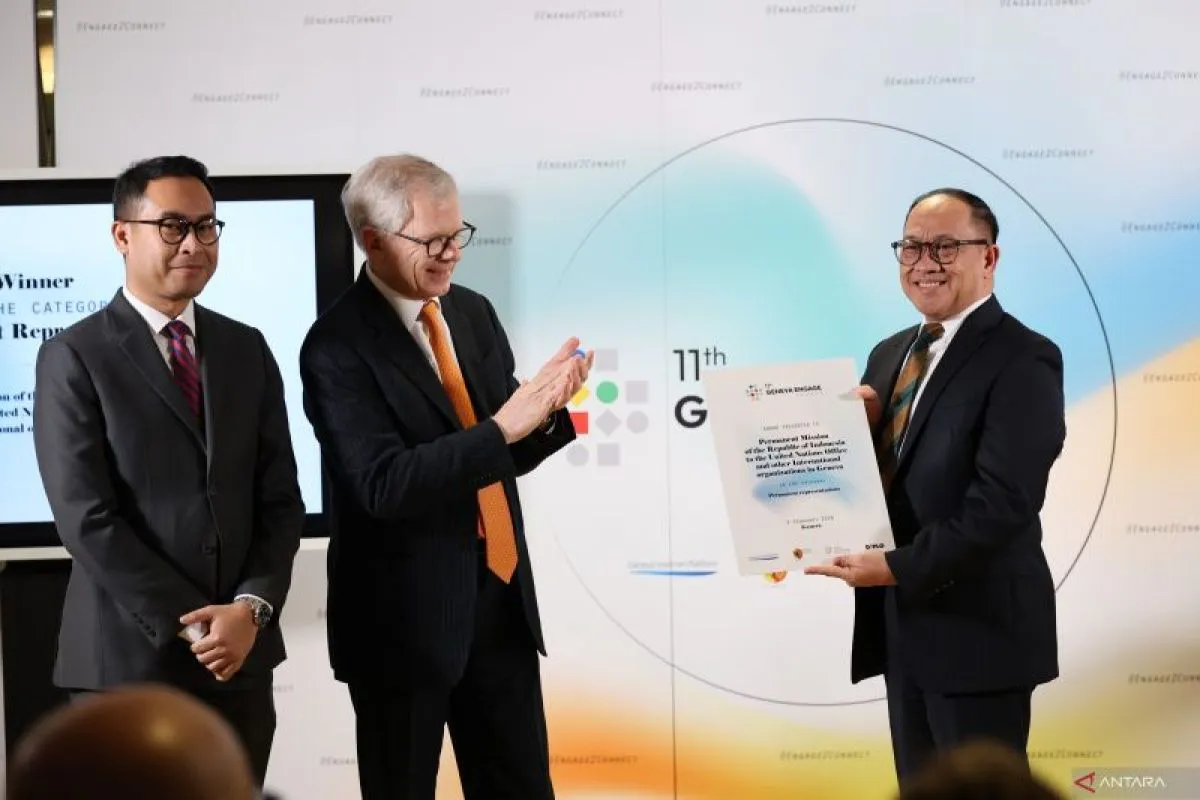 Indonesia Raih Penghargaan Diplomasi Digital di Swiss