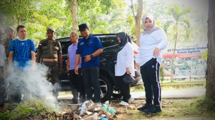 Wakil Bupati Madina Pantau Pelaksanaan Kerja Bakti ASN