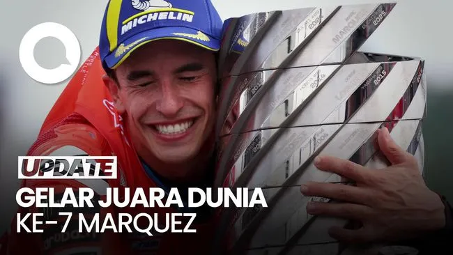 Marc Marquez Menyamai Rekor Valentino Rossi, Hanya Kalah dari Giacomo Agostini