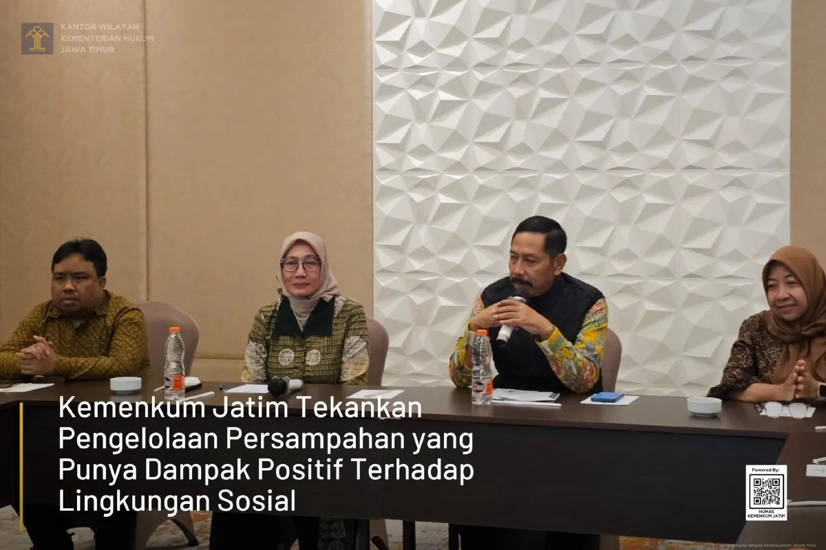 Kemenkum Jatim Dorong Pengelolaan Sampah Berbasis Regulasi di Banyuwangi