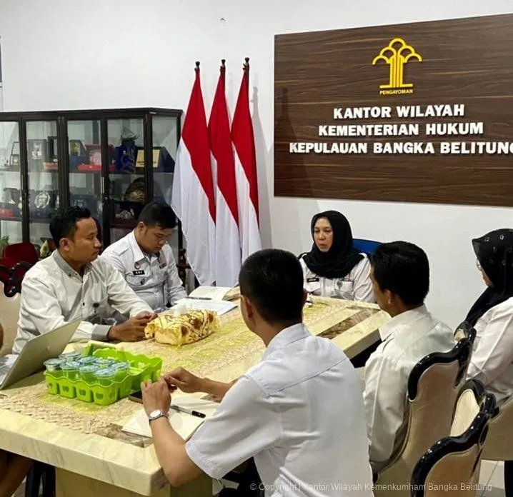 Rapat Kanwil Kemenkum Babel Bahas Pengelolaan Keuangan dan Rehabilitasi Gedung