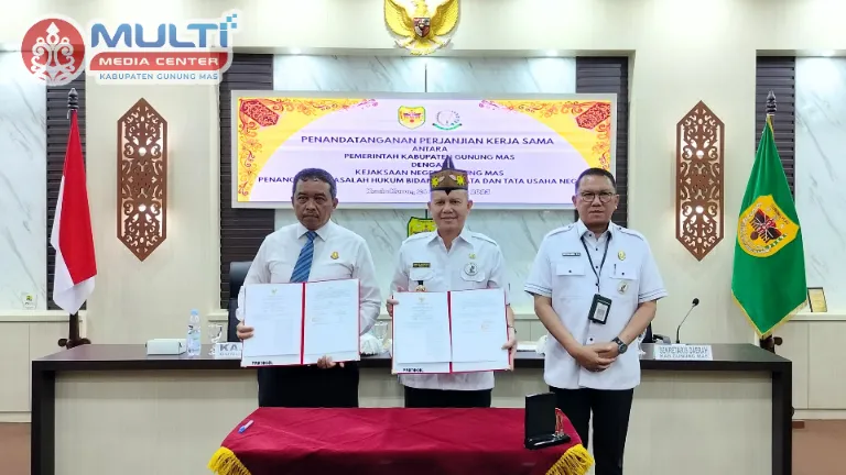 Pemkab Gunung Mas dan Kejaksaan Negeri Sepakati Kerja Sama Penanganan Hukum