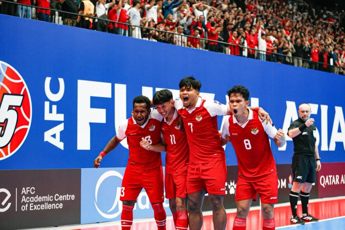 Timnas Futsal Indonesia Unggul 3-2 atas Iran di Babak Pertama Final Piala Asia 2026