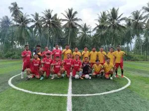 Polres Pohuwato dan Wartawan Gelar Laga Sepak Bola Persahabatan Perkuat Sinergi