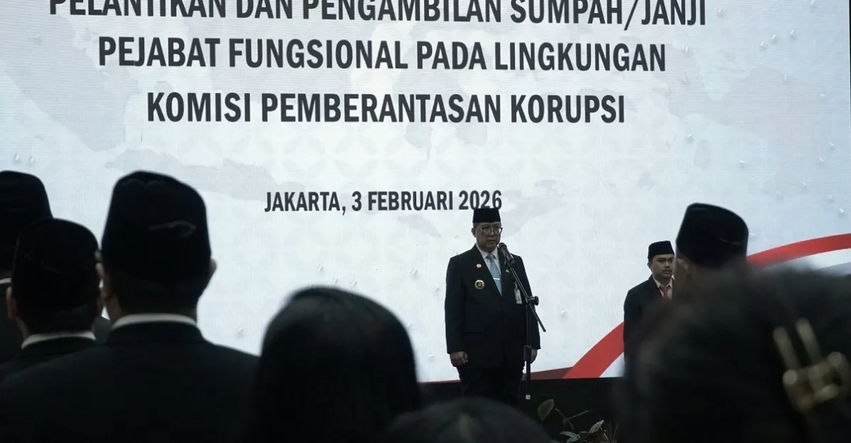 KPK Lantik 87 Pejabat Fungsional untuk Perkuat Penindakan Korupsi dan Netralitas ASN