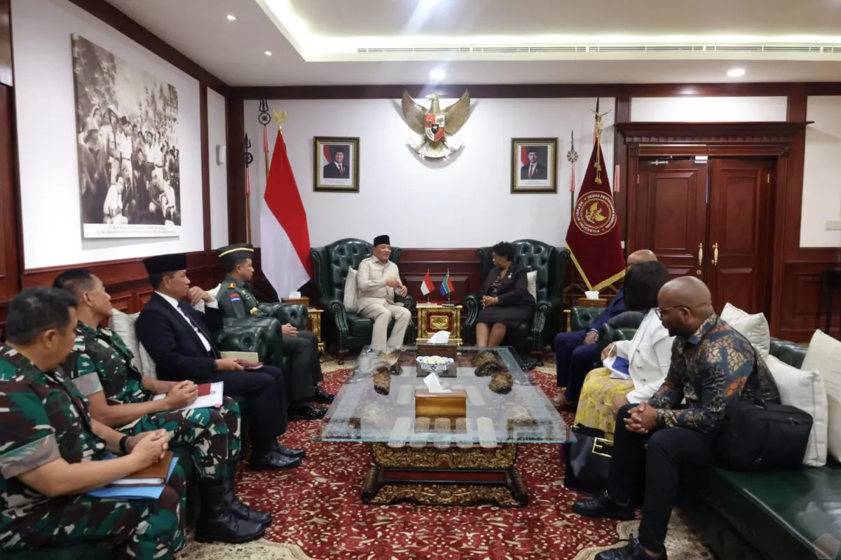 Menhan RI dan Panglima TNI Bahas Kerja Sama Pertahanan dengan Afrika Selatan