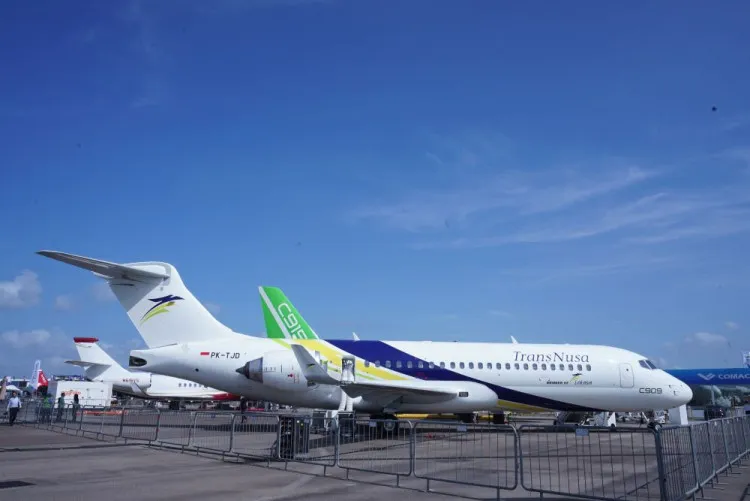 TransNusa Eksplorasi Kolaborasi Bisnis di Singapore Airshow 2026