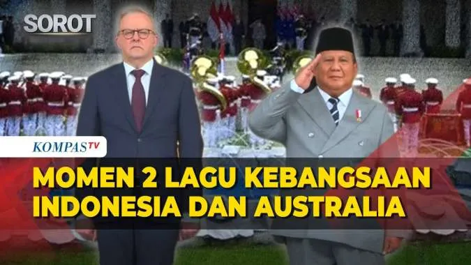 Indonesia Sambut PM Australia Albanese di Istana Merdeka, Lagu Kebangsaan Berkumandang