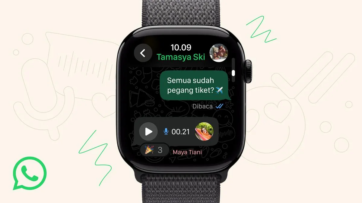 WhatsApp Resmi Hadir di Apple Watch, Ini Fitur Utamanya