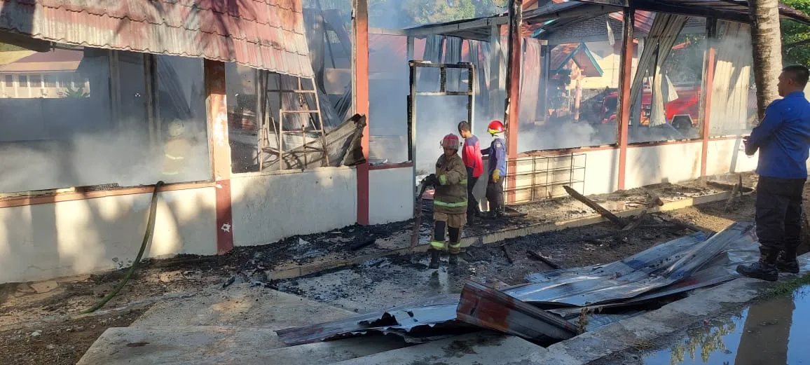 Tiga Ruang Asrama SMA Modal Bangsa Terbakar di Aceh Besar