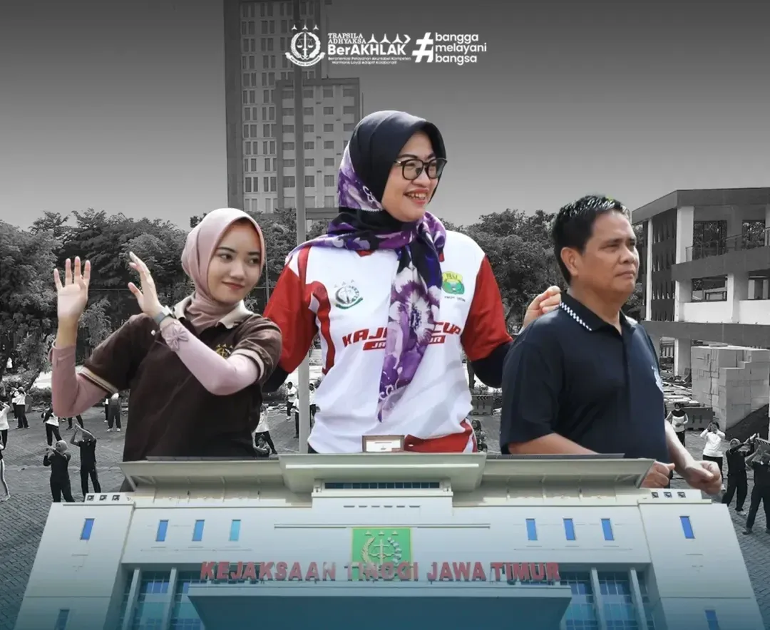 Kejati Jatim Rutin Gelar Senam Pagi Bersama untuk Jaga Kebugaran dan Solidaritas Pegawai