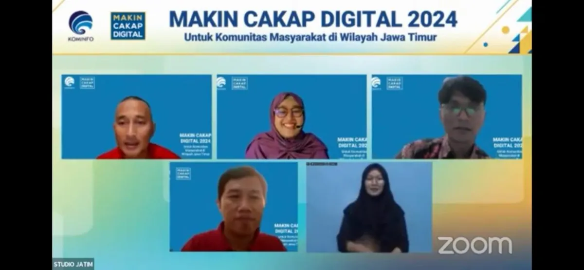 Kominfo Gelar Webinar Literasi Digital di Lumajang, Bahas Etika Bermedsos hingga Keamanan Data Pribadi