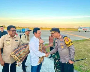 Polres Sumba Timur Amankan Pertemuan Nasional WALHI dan Rombongan DPD RI