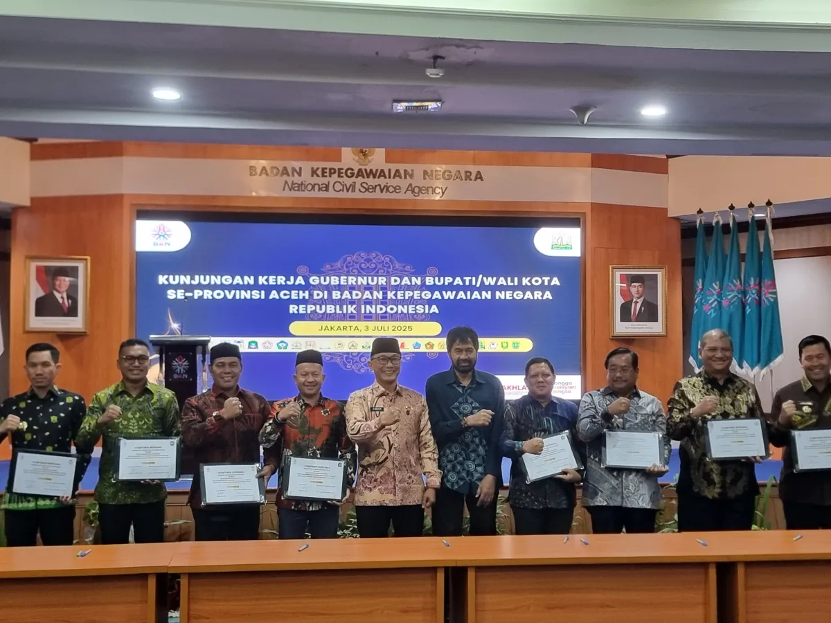 Gubernur Aceh Usulkan Penyederhanaan Penugasan PNS saat Kunjungi BKN Pusat