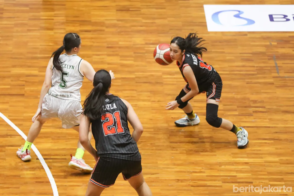 POPNAS XVII 2025: Basket Putri DKI Jakarta Tumbang 50-61 dari Jawa Timur