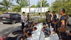 Polres PPU Laksanakan Samjas Berkala untuk Tingkatkan Kebugaran Personel