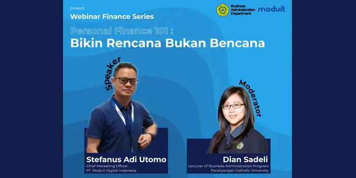Webinar Unpar-Moduit Bahas Lima Tahap Perencanaan Keuangan dan Investasi Reksa Dana