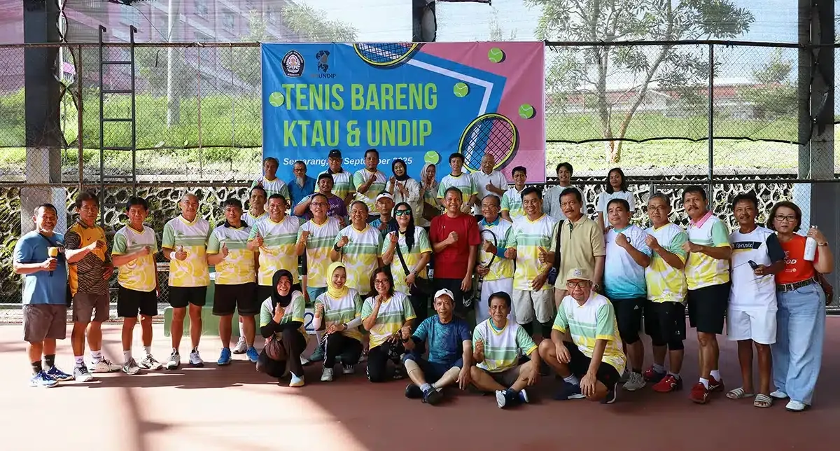 UNDIP dan KTAU Gelar Acara Tenis Bareng untuk Pererat Hubungan Alumni