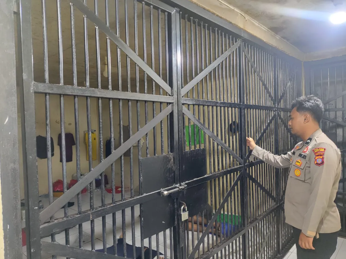 Polsek Muara Wahau Lakukan Pengecekan Tahanan, Semua Aspek Terpantau Baik