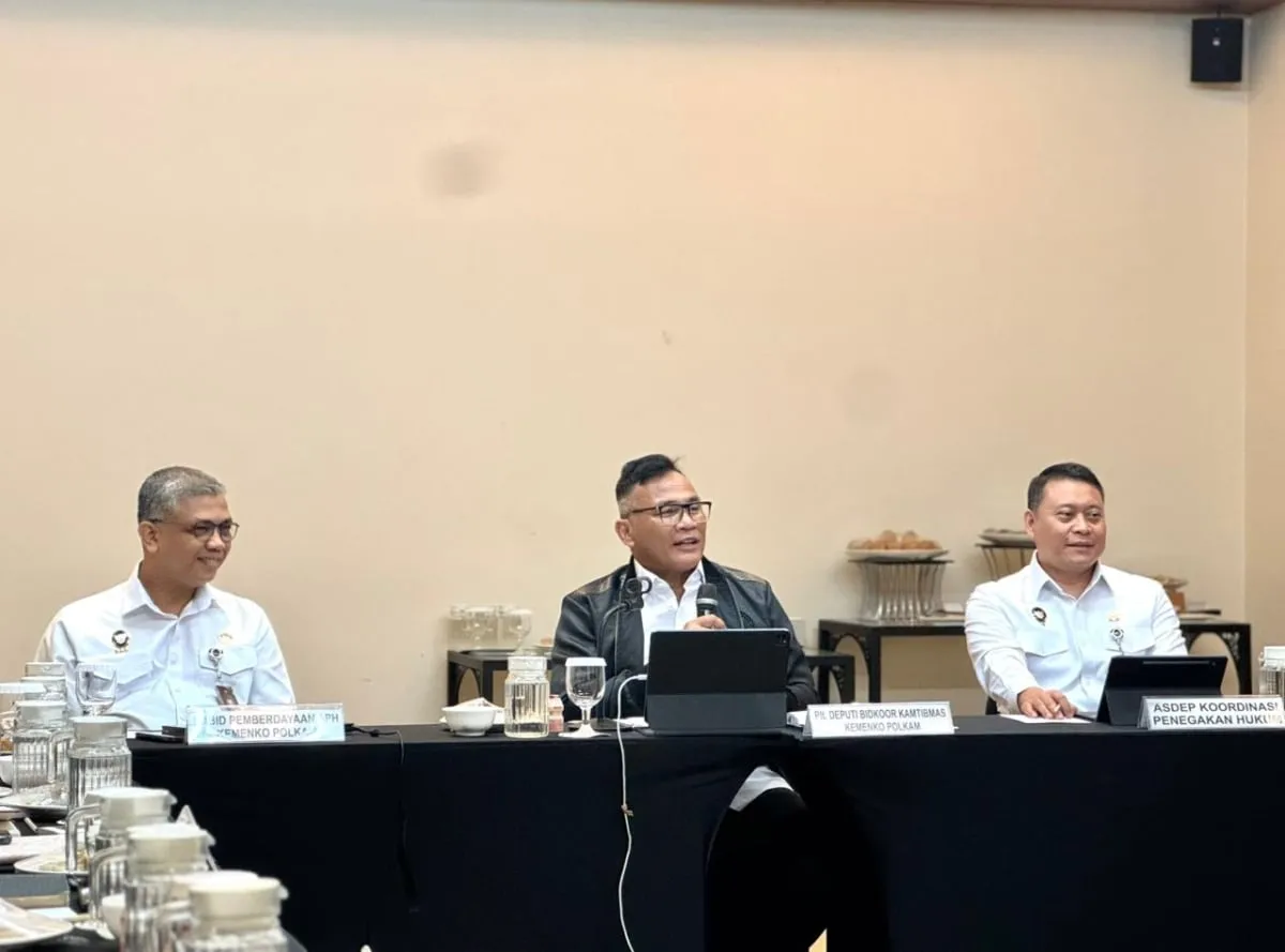 Kemenko Polkam Sinkronisasi Standar Kompetensi APH untuk Penguatan Hukum Nasional