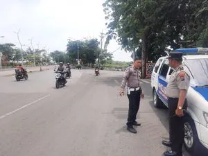 Polsek Kenjeran Laksanakan Patroli untuk Amankan Taman Suroboyo