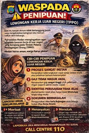Waspada Penipuan Lowongan Kerja ke Luar Negeri