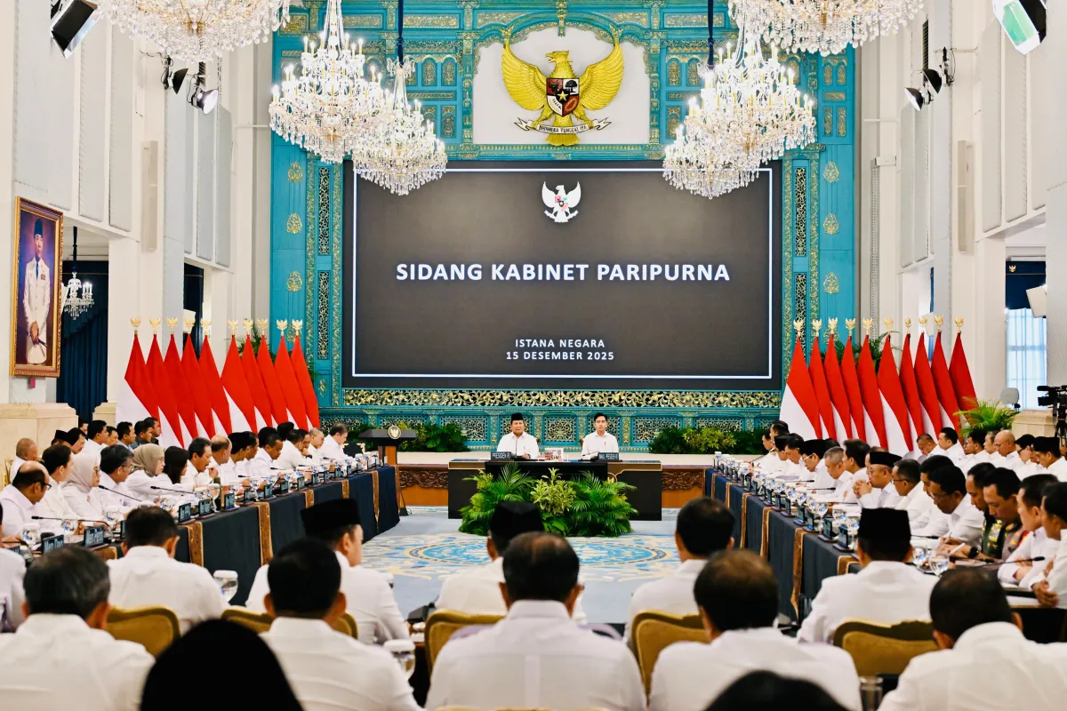 Sidang Kabinet Paripurna Bahas Penanganan Bencana di Indonesia