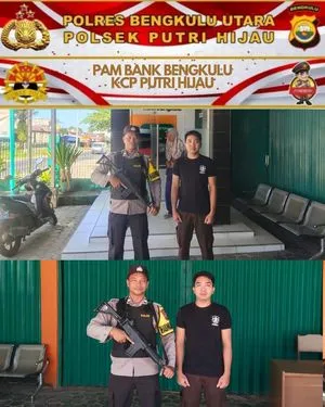Polres Bengkulu Utara Amankan Objek Vital Perbankan untuk Jaga Kamtibmas