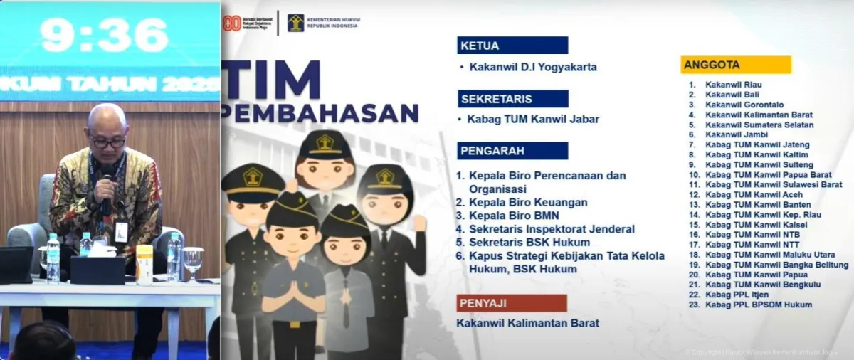 Kakanwil Kemenkum DIY Fokus Tingkatkan Kinerja dan Manajemen di Semester II