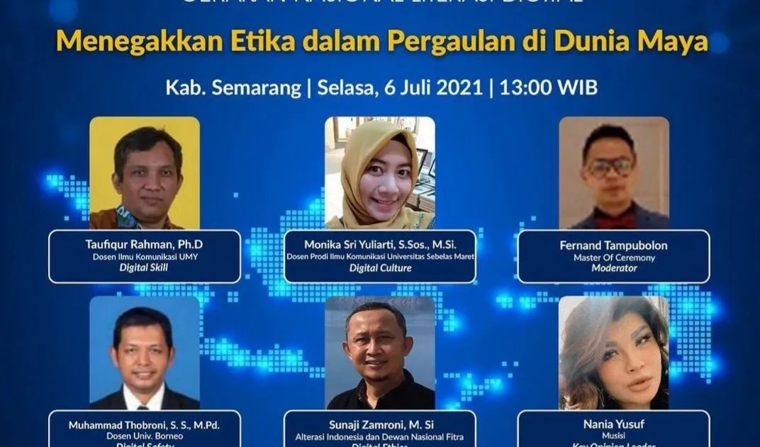 Webinar Kominfo: Tiga Prinsip Etika Bermedia Sosial, dari Karakter Publik hingga Kecerdasan Emosional Digital