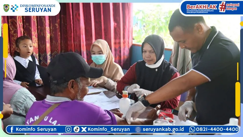 Pj Sekda Seruyan Resmi Buka Pengabdian Masyarakat PPNI untuk HKN ke-61 2025
