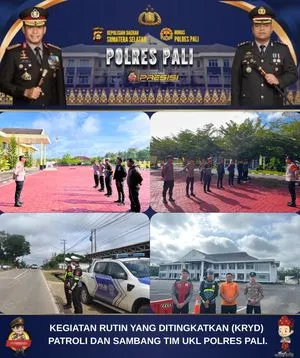 Polres PALI Intensifkan Patroli untuk Ciptakan Keamanan dan Tertib Lalu Lintas