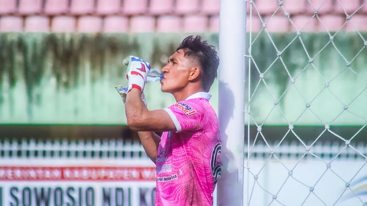 Persiapan Penjaga Gawang PSBS Biak Jelang Semifinal Melawan Persiraja