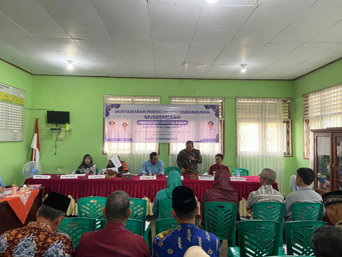 Musrenbang Curup Tetapkan Prioritas Pembangunan RKPD 2027