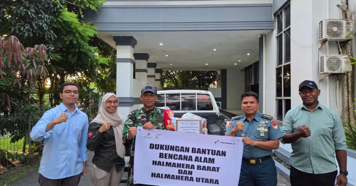 Pertamina EP Salurkan Bantuan Kemanusiaan untuk Korban Bencana di Halmahera