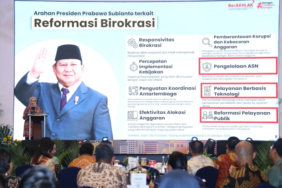 Kementerian PANRB Raih Capaian Signifikan dalam Reformasi Birokrasi Satu Tahun Kabinet Merah Putih