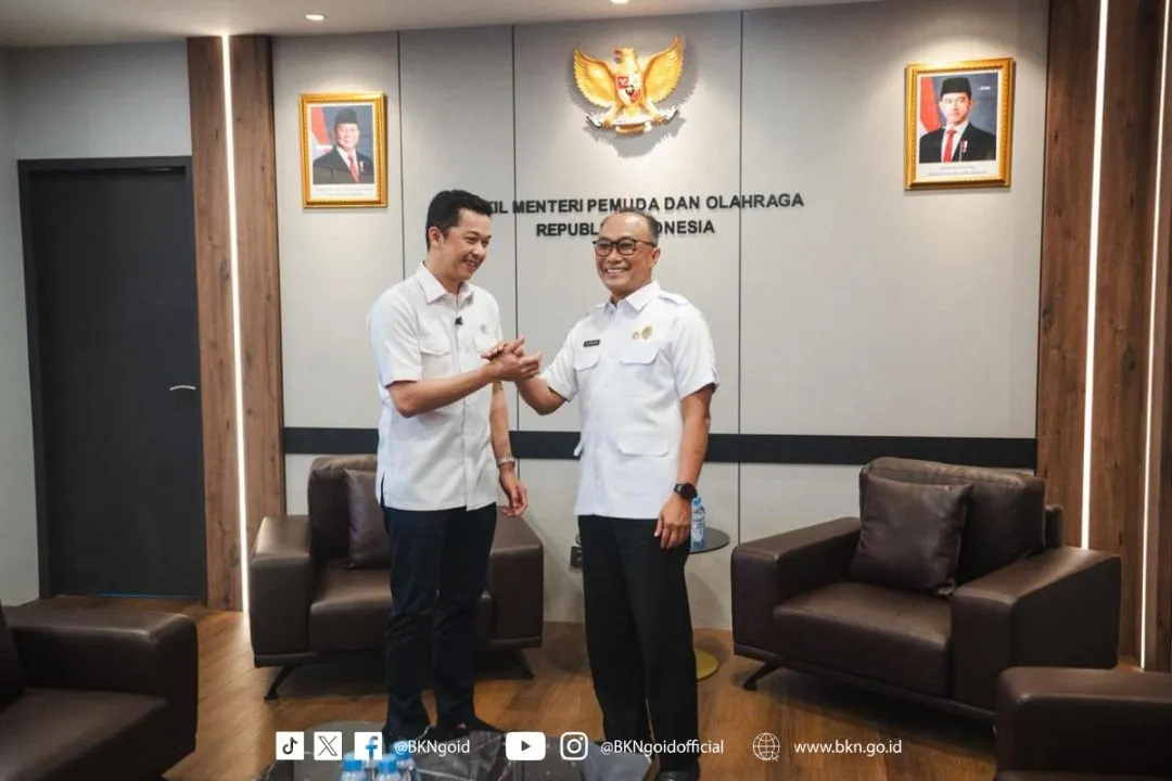 Kepala BKN Bertemu Wamenpora, Dorong Budaya Olahraga Jadi Rutinitas ASN