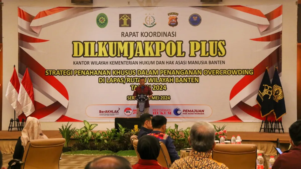 Kolaborasi Penegak Hukum Atasi Overcrowding di Lapas Banten