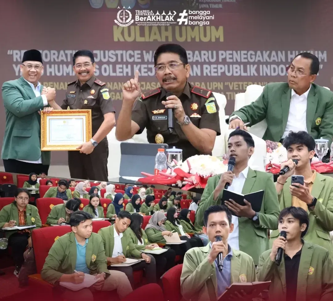 Wakajati Jatim Paparkan Restorative Justice di Kuliah Umum UPN Veteran Jatim