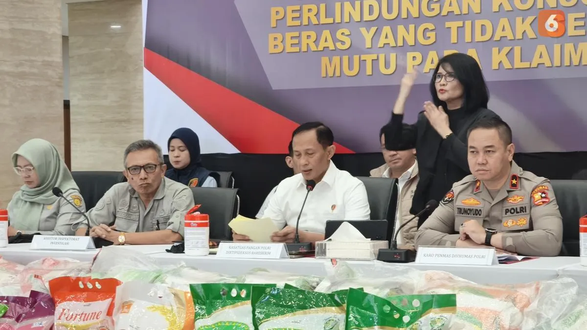 Satgas Pangan Polri Temukan 212 Merek Beras Oplosan, Kerugian Konsumen Capai Rp99,35 Triliun