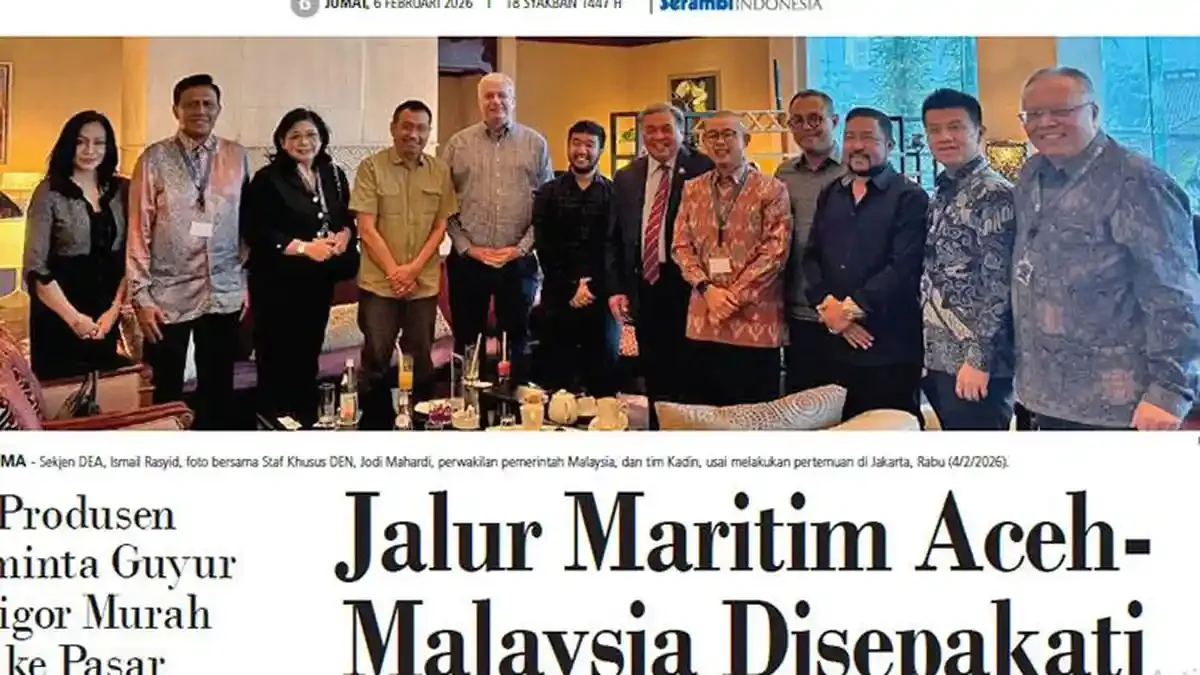 Kesepakatan Jalur Maritim Aceh-Malaysia, Port Klang Jadi Pusat Ekspor